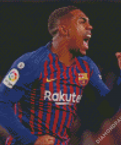 Malcom Barcelona Player Diamond Painting