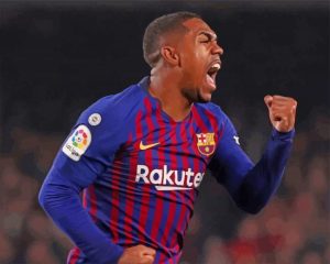 Malcom Barcelona Player Diamond Painting