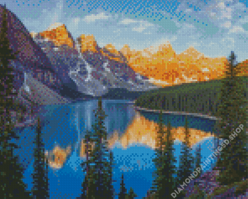 Mountains Alberta Diamond Painting
