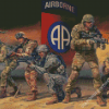 Paratroopers Answering The Call 82nd Airborne Diamond Painting