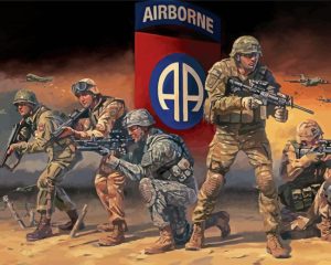 Paratroopers Answering The Call 82nd Airborne Diamond Painting