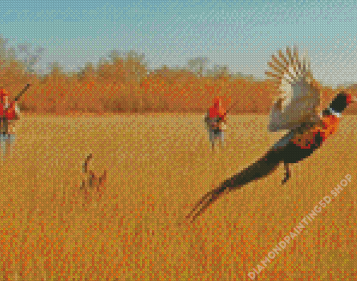 Pheasant Hunting Season Diamond Painting