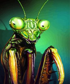 Praying Mantis Insect Diamond Painting