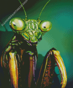 Praying Mantis Insect Diamond Painting