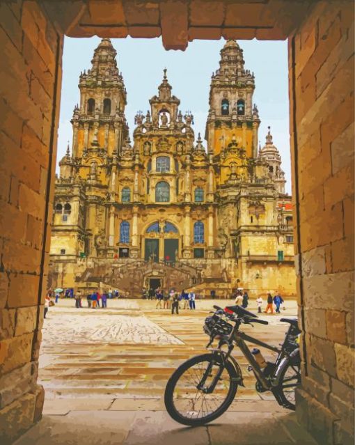 Santiago de Compostela Art Diamond Painting