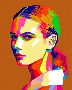 Scarlett Johansson WPAP Art Diamond Painting