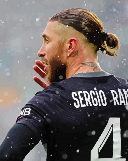 Sergio Ramos Professional Player Diamond Painting