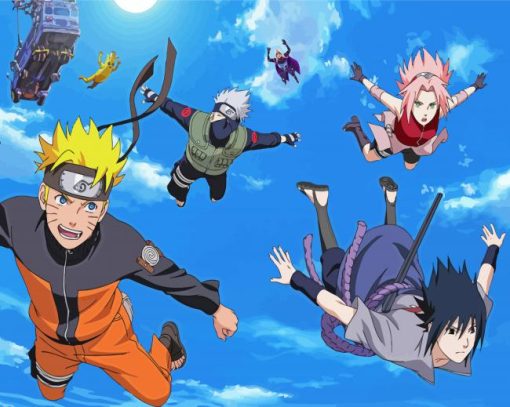 Team 7 Naruto Diamond Painting