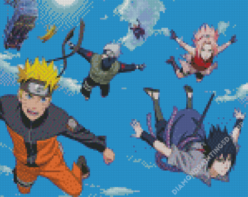 Team 7 Naruto Diamond Painting