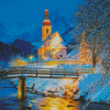 Winter Bavaria German Diamond Painting