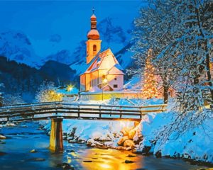 Winter Bavaria German Diamond Painting