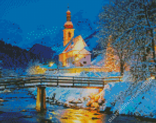 Winter Bavaria German Diamond Painting