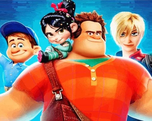 Wreck It Ralph Characters Diamond Painting