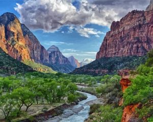 Zion National Park Diamond Painting