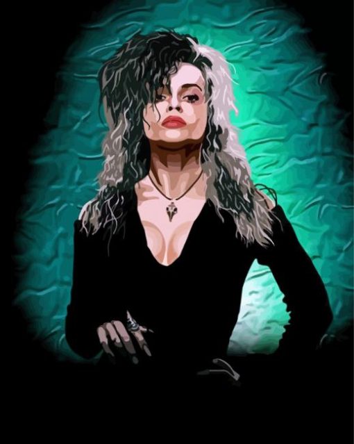 Aesthetic Bellatrix Lestrange Diamond Painting