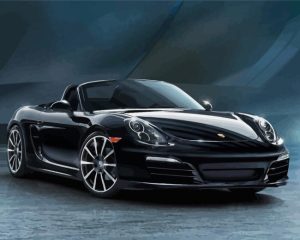 Aesthetic Black Porsche Diamond Painting