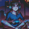 Aesthetic Gamer Girl Diamond Painting