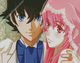 Mirai Nikki Art Diamond Painting 