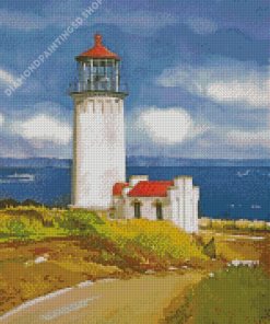 Aesthetic North Head Lighthouse Art Diamond Painting