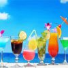 Aesthetic Tropical Drinks Diamond Painting