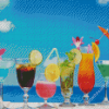 Aesthetic Tropical Drinks Diamond Painting