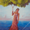 Aesthetic Beautiful Female Tree Diamond Painting