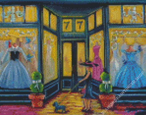 Aesthetic Dress Shop Diamond Painting