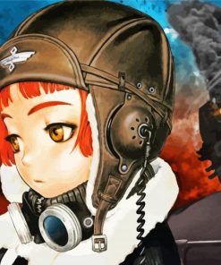 Anime Female Pilot Diamond Painting