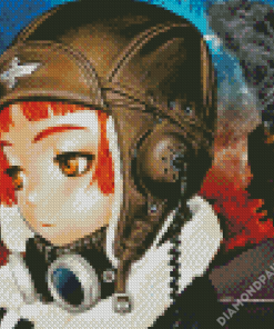 Anime Female Pilot Diamond Painting