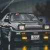 Black Toyota AE 86 Diamond Painting