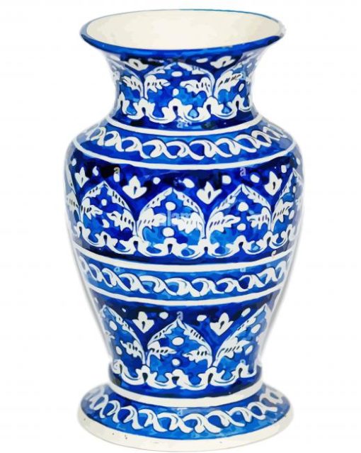 Blue Pottery Diamond Painting