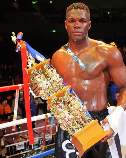 Boxer Remy Bonjasky Diamond Painting