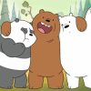 Characters Of We Bare Bears Animation Diamond Painting