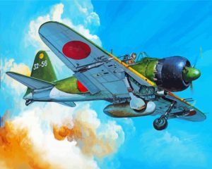 Cool Fighter Plane Diamond Painting