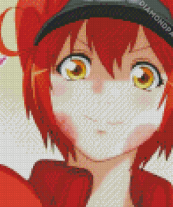 Red Blood Cells At Work Character Diamond Painting