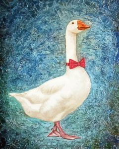 White Goose Diamond Painting