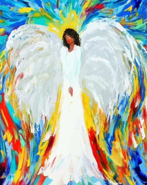 Aesthetic African Angel Diamond Painting