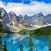 Aesthetic Mount Moraine Lake Diamond Painting