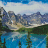 Aesthetic Mount Moraine Lake Diamond Painting
