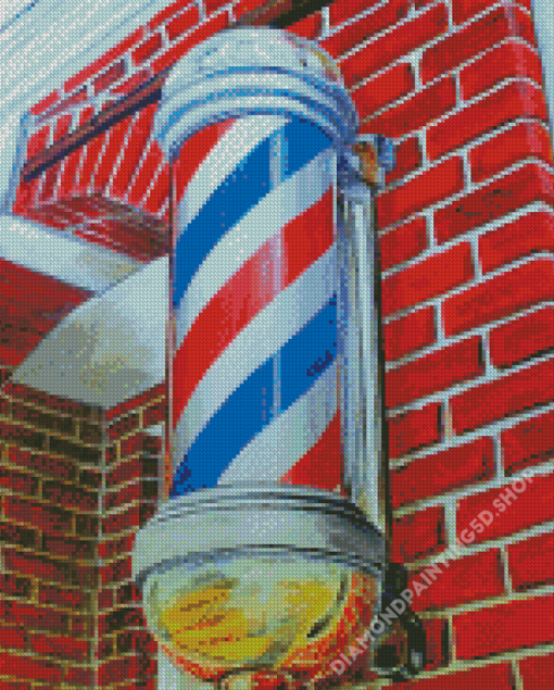 Barber Poles Art Diamond Painting