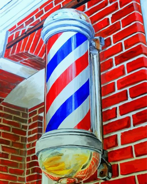 Barber Poles Art Diamond Painting