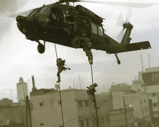 Black Hawk Down Movie Poster Diamond Painting