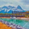 Canmore Engine Bridge Diamond Painting