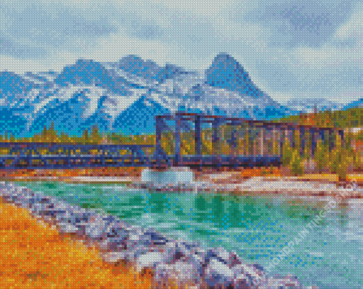 Canmore Engine Bridge Diamond Painting