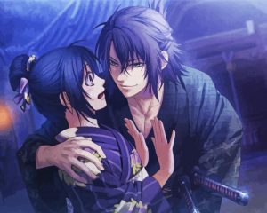 Chizuru And Souji Hakuouki Characters Diamond Painting