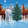 Christmas Horses Diamond Painting