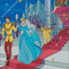 Cinderella And The Prince At Their Wedding Diamond Painting