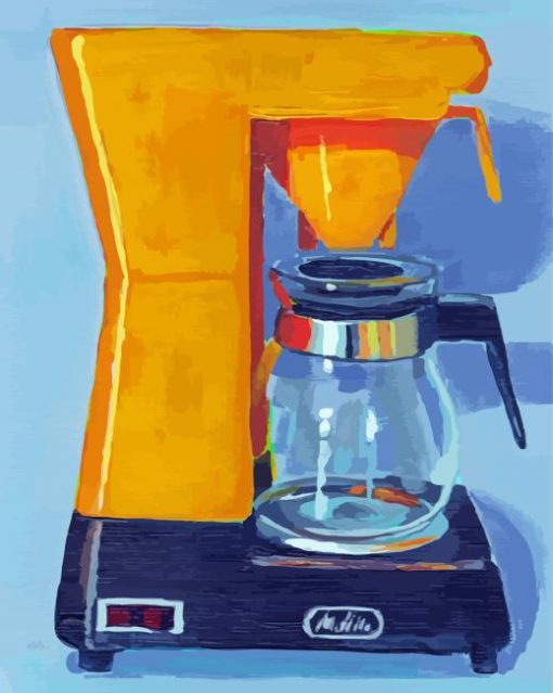 Coffee Pot Art Diamond Painting