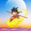 Dragon Ball Goku Flying Nimbus Diamond Painting