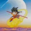 Dragon Ball Goku Flying Nimbus Diamond Painting